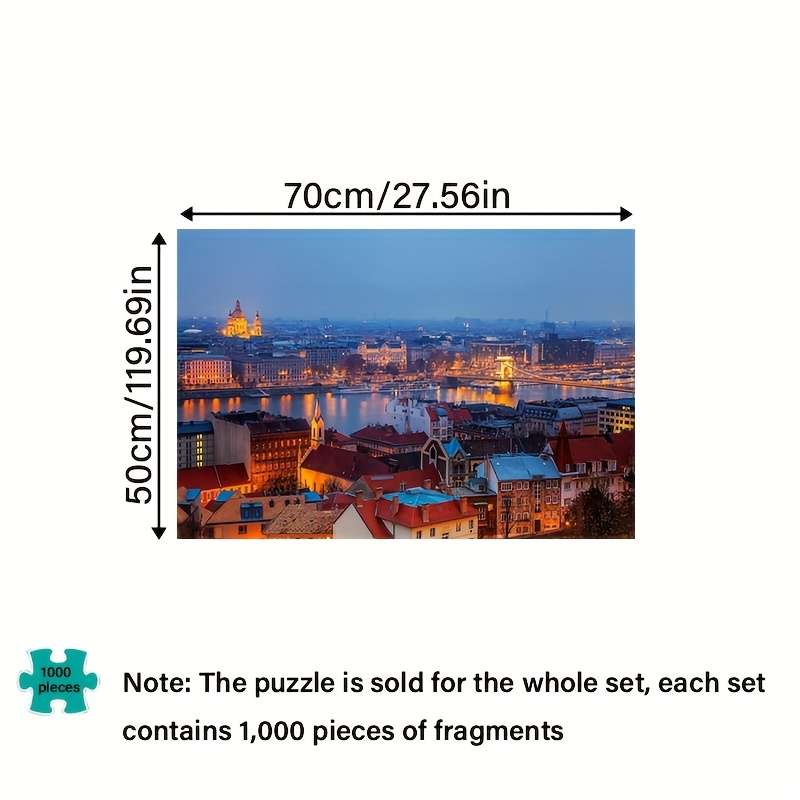 1000 Piece Paper Puzzle For Adults