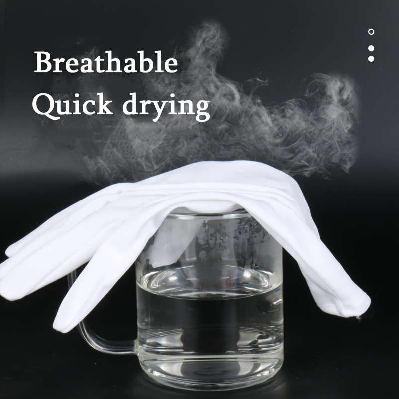 3 Pairs In white Household Cleaning Gloves