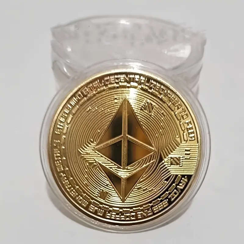Ethereum Novelty - Collectible Commemorative Coin - With Capsule