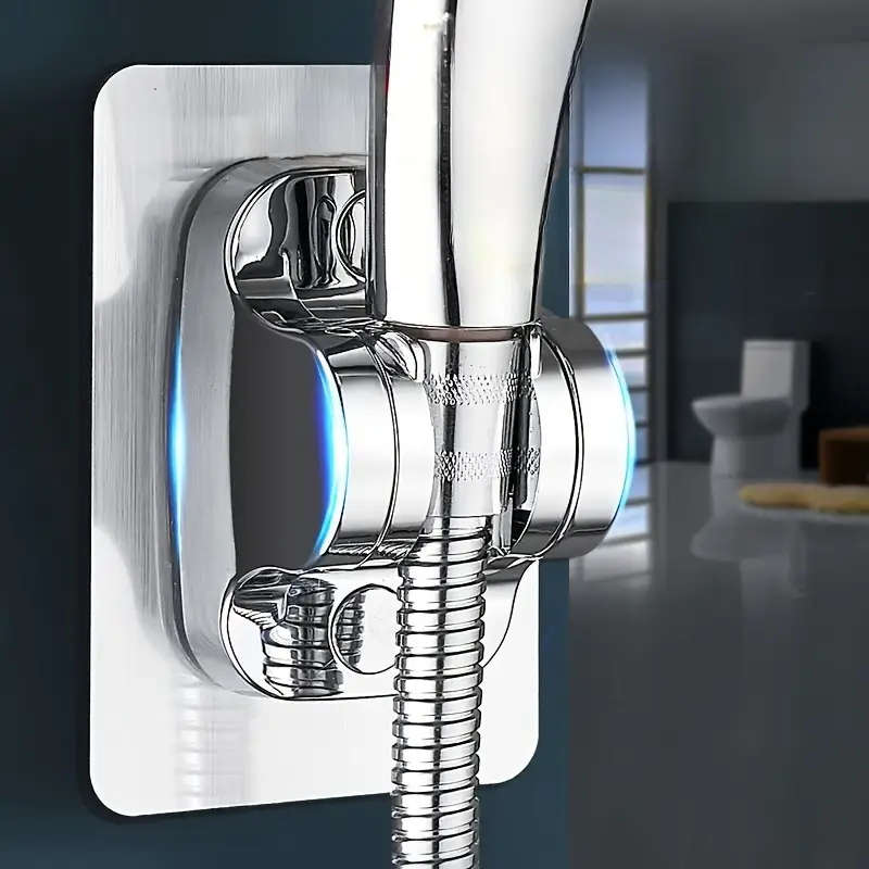 1set Square Shower Head, With Shower Bracket And Hose Multi Functional High Pressure Shower Head