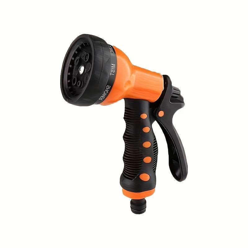 Orange High Pressure Garden Hose Nozzle