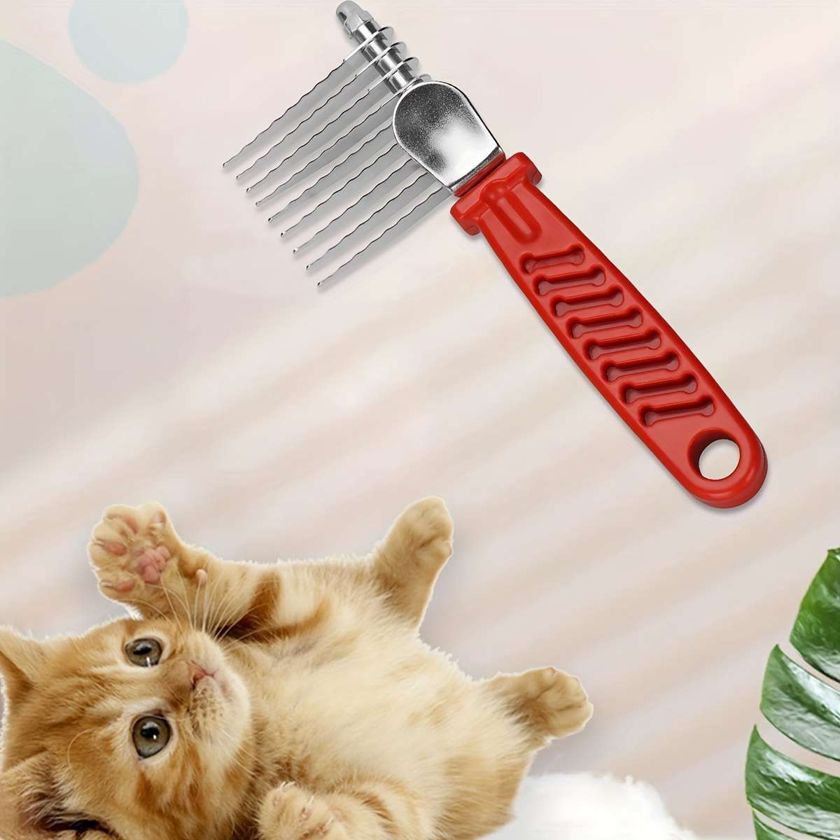 Red Pet Comb