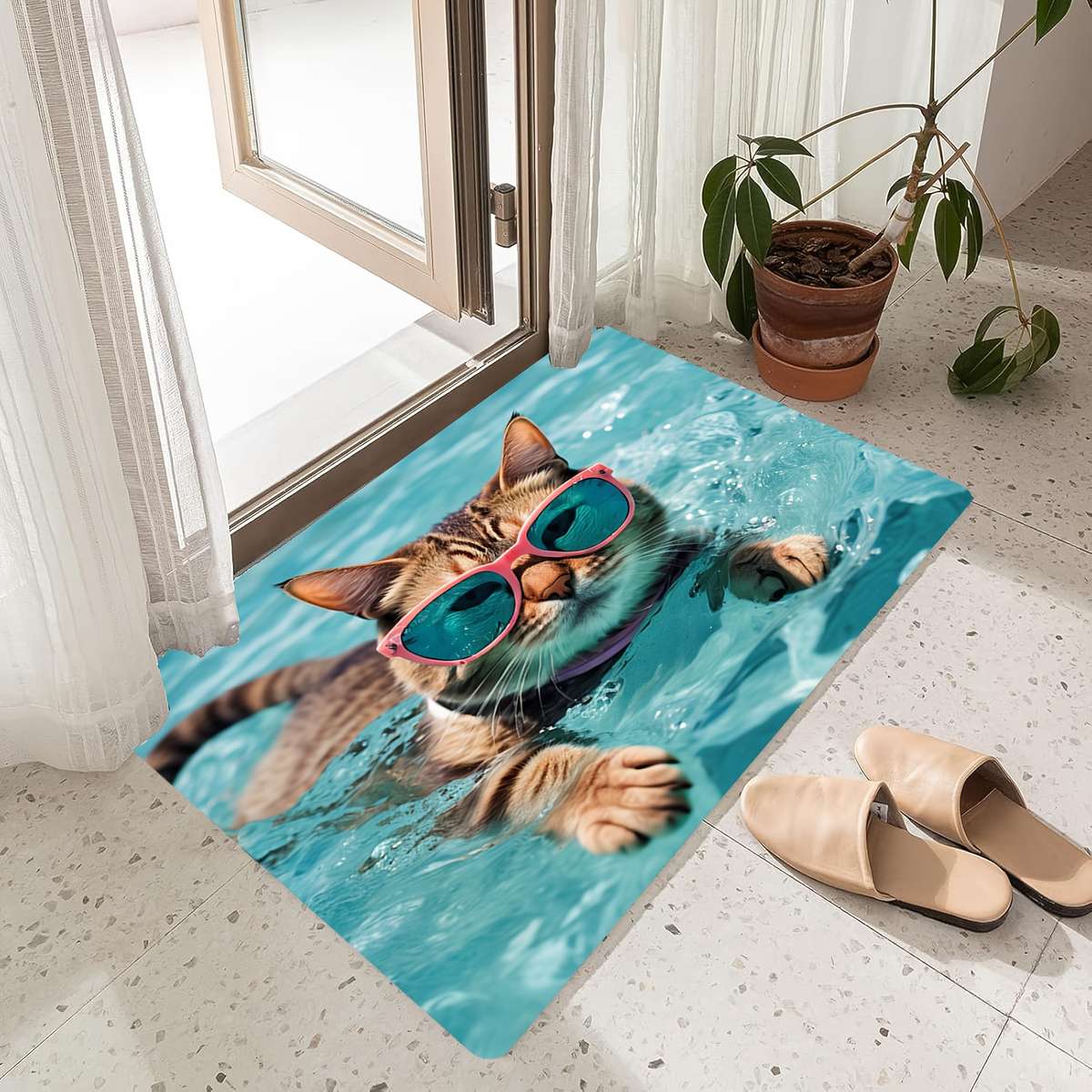 1Pc 19.6x31.5inch 50x80cm Floor Mat