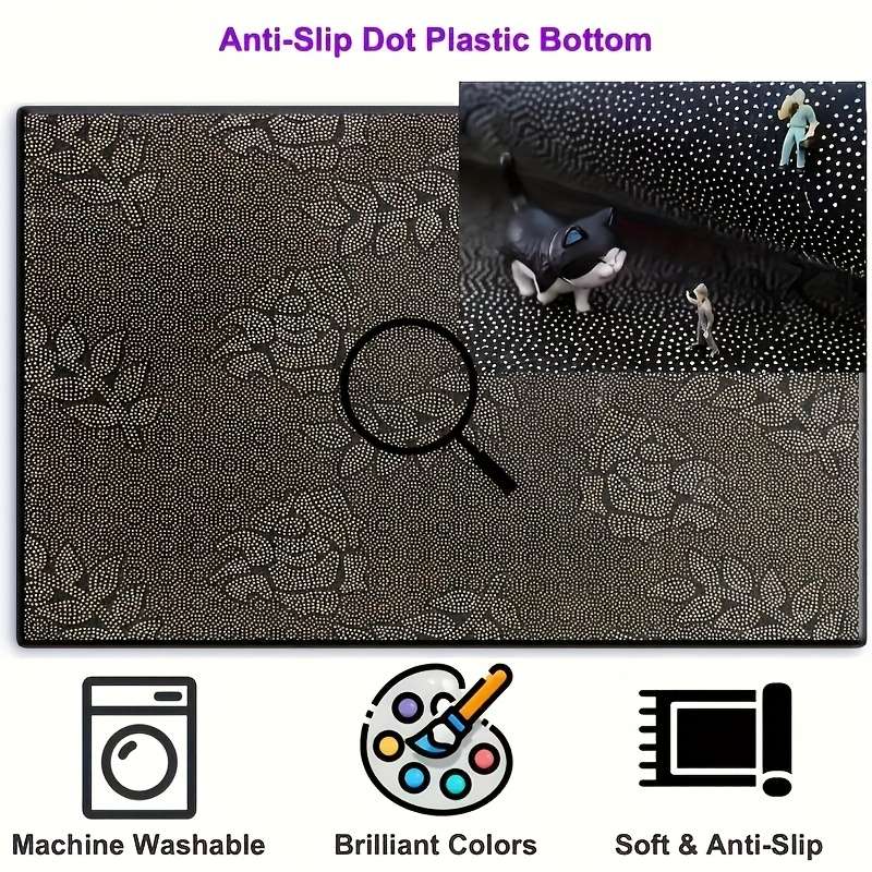 1Pc 23.6x35.4inch 60x90cm Floor Mat