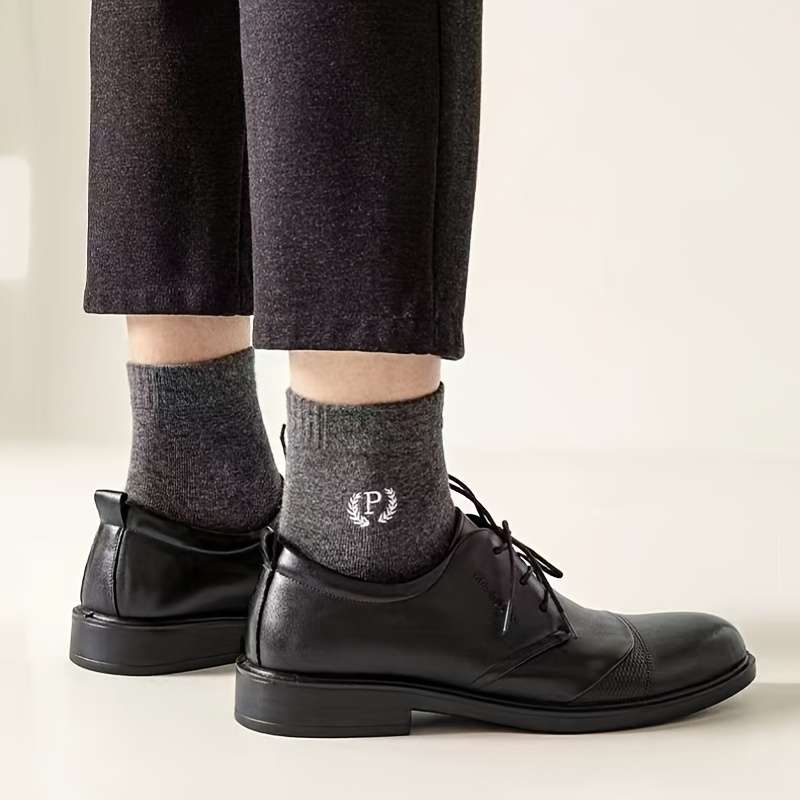 6 Pairs Of Black One Size High Elastic Socks