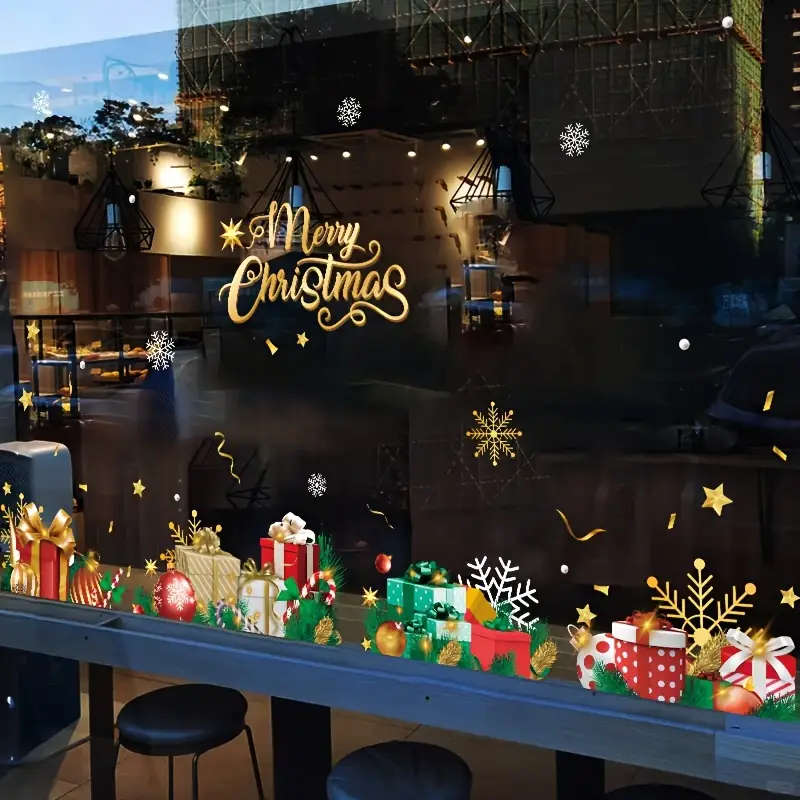1 x Christmas Window Sticker Static Adhesive Decoration