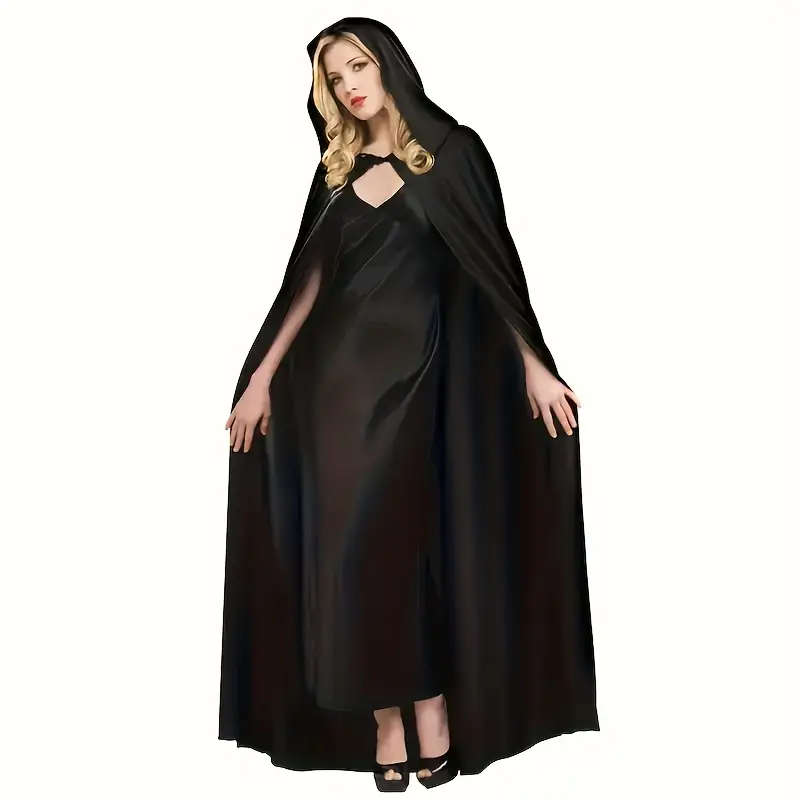 Unisex Halloween Hooded Cloak For Adults