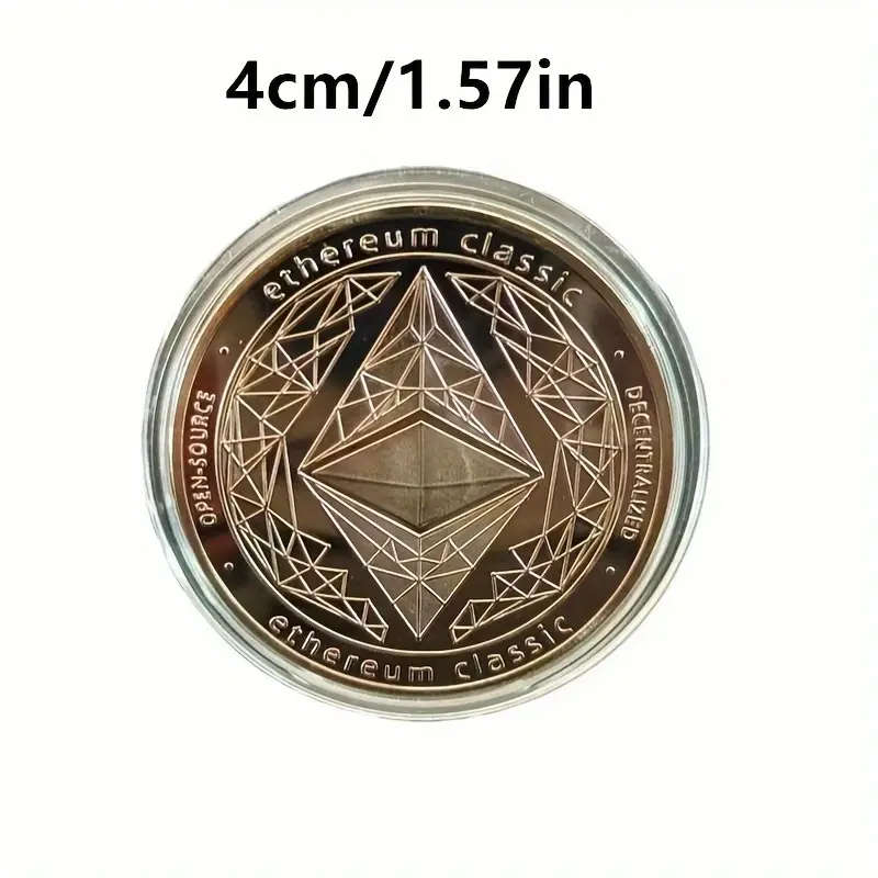 Ethereum Novelty - Collectible Commemorative Coin - With Capsule