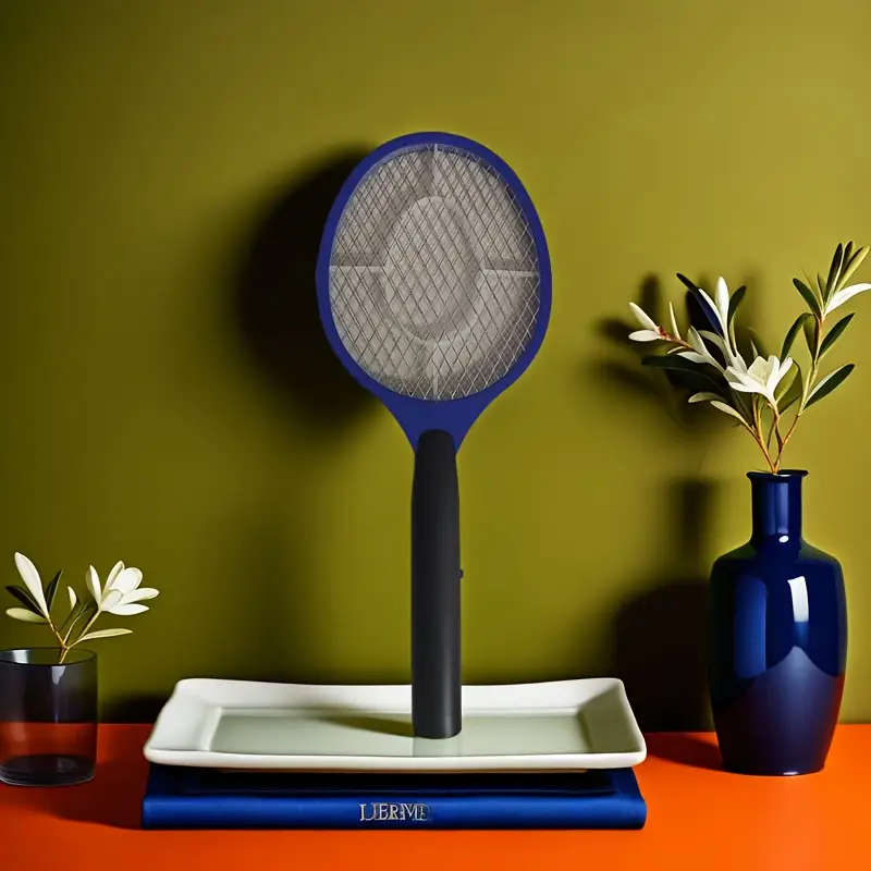 1pc Electric Mosquito Killer Flash Battery Lightweight Portable Indoor Bug Zapper with UV Light Larg