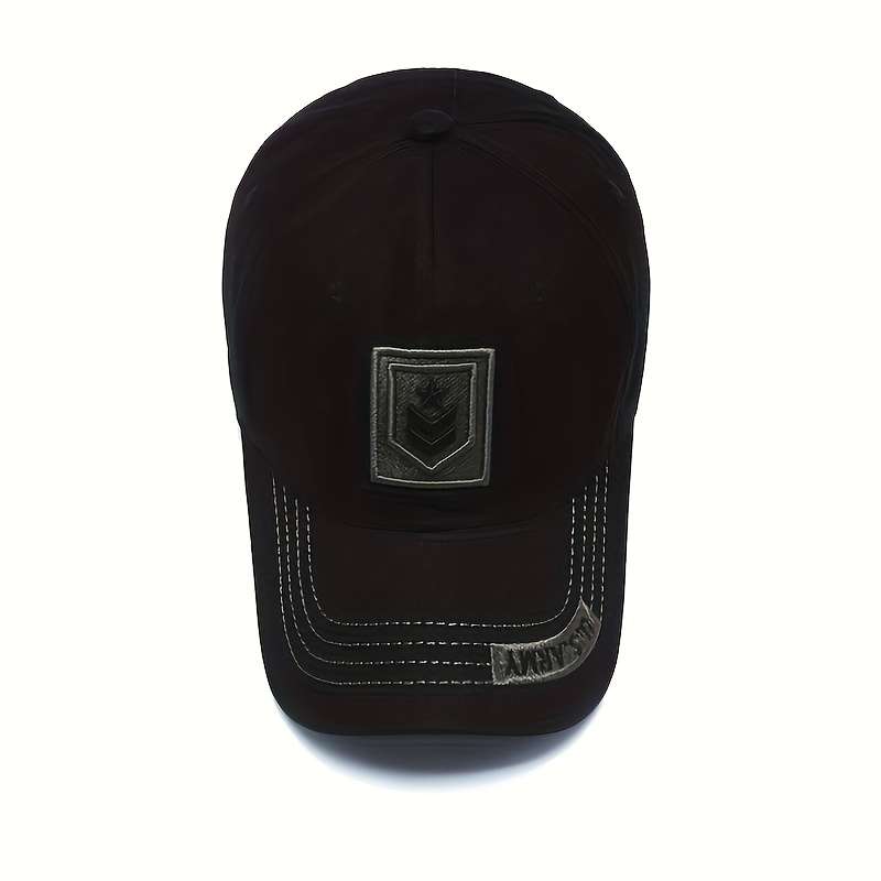 Men'S Baseball Cap with Camouflage and Star Emblem Perfect