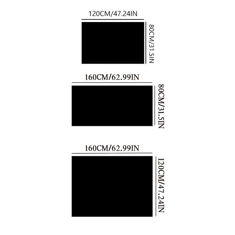 80x120cm EmbroideRed Coffee Color Floor Mat