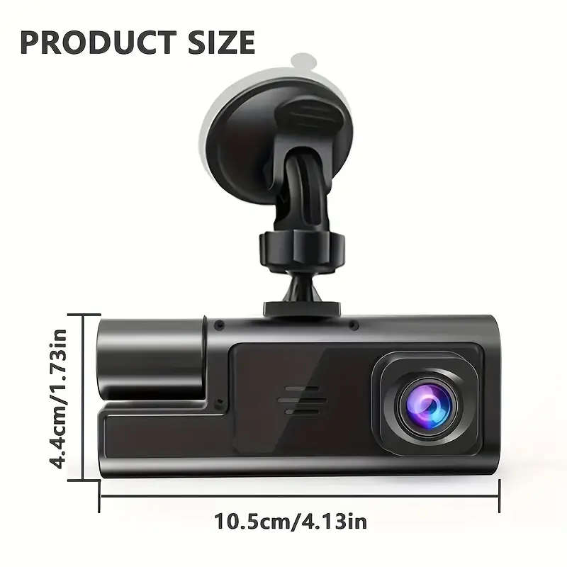Dual-Lens Car Accessories Driving Recorder