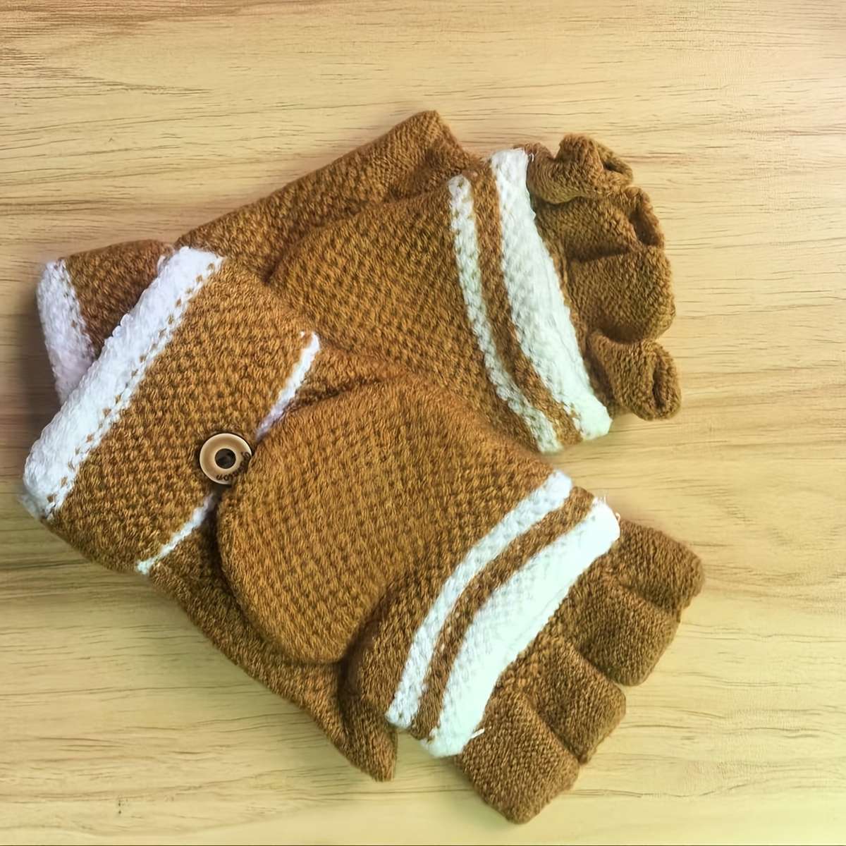 1 Pair Color A Warm Gloves