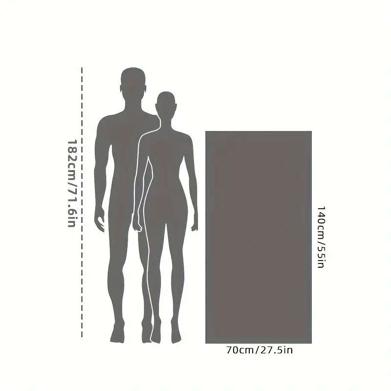 1-Pack Solid Color Bath Towel