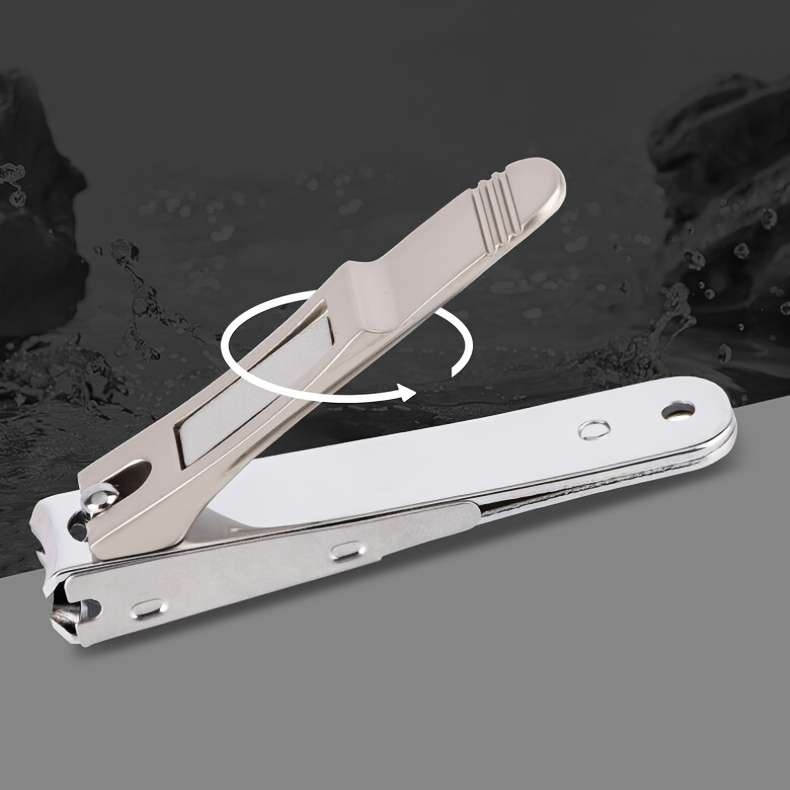 1-Pack Stainless Steel Nail Clippers Sharp Fingernail And Toenail Trimmer