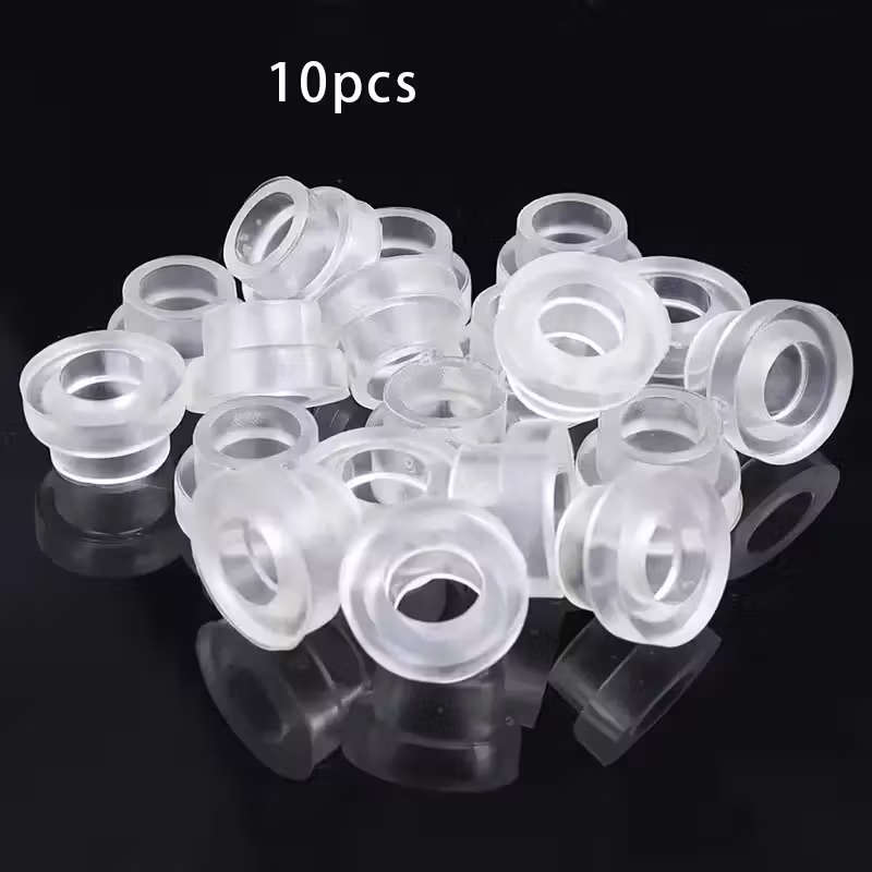 10pc Universal Silicone Faucet Sealing Washers with Locking Clips