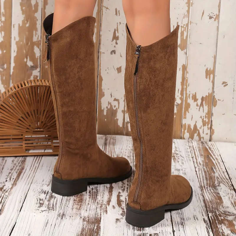 Women's Mid-Calf Boots Color Brown
