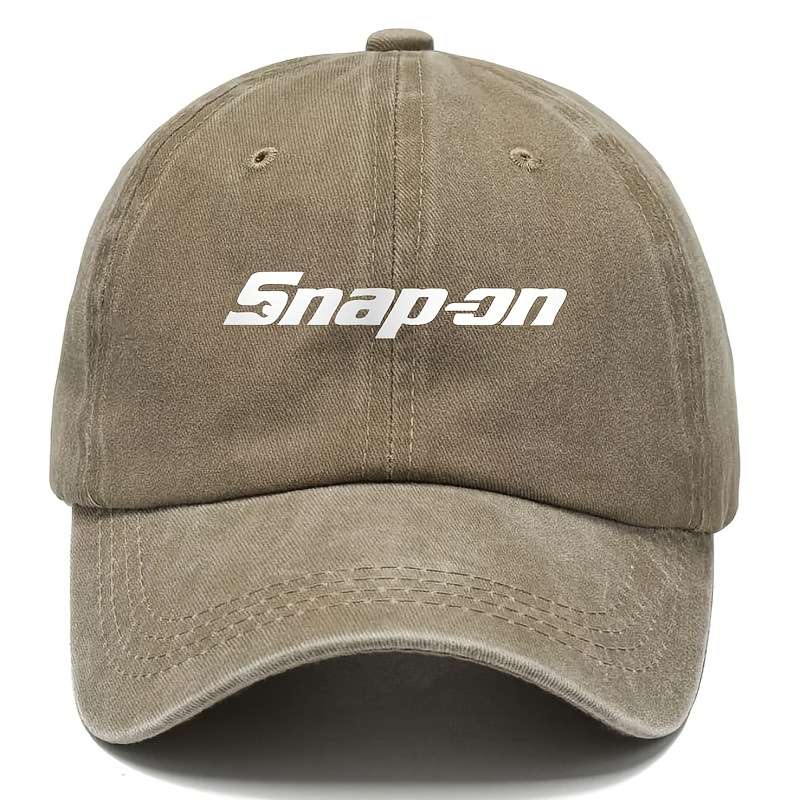 Single Pack SNAP-ON Embroidered Baseball Cap 100% Viscose Fiber Hand Washable Casual Outdoor