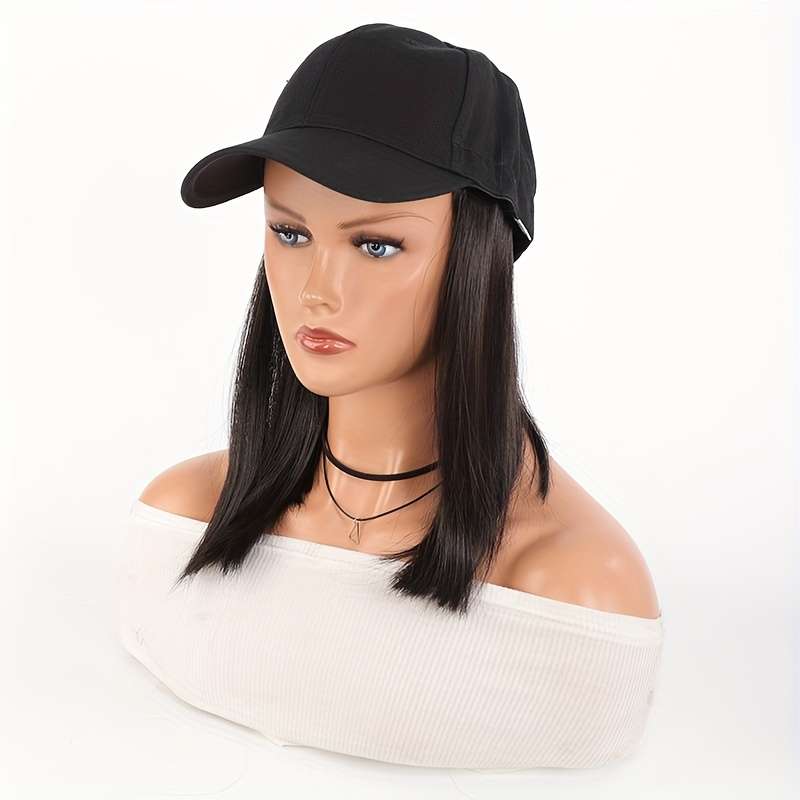 1Pc Black 40.64cm Fashion Design Wig