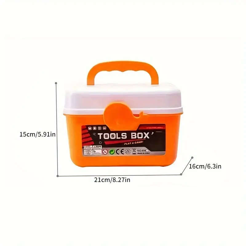 51pcs Youngsters's Simulation Home Play Tool Box Puzzle Toy Combination Boy Simulation