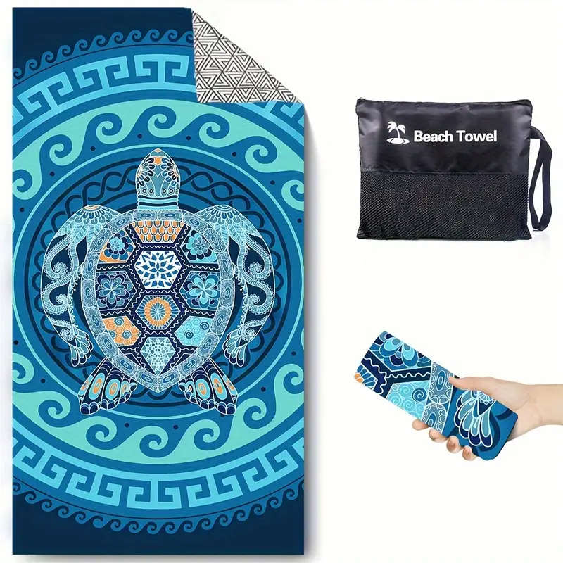 1 Microfiber Sand-Free Lightweight Camping Towel