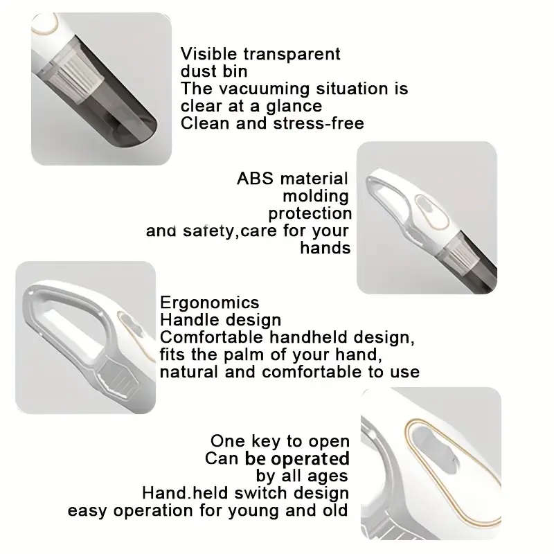 High-Power Portable Cordless Handheld Vacuum Cleaner