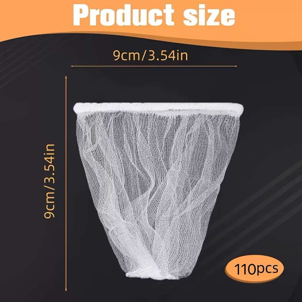 110 Replacement Filter Pieces Anti Clogging Easy To Clean Fine Mesh Filter
