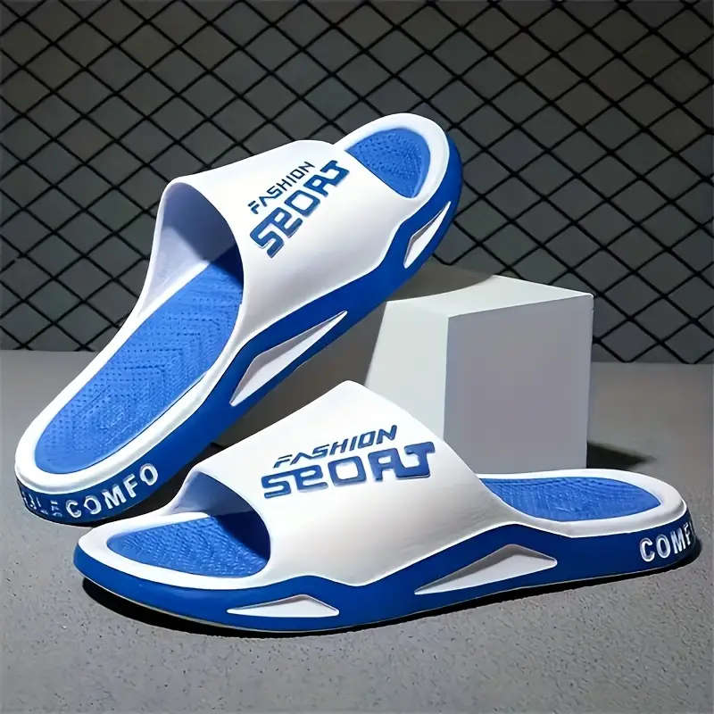 Popular Plus-Size Fashionable Flat Slippers Black 11