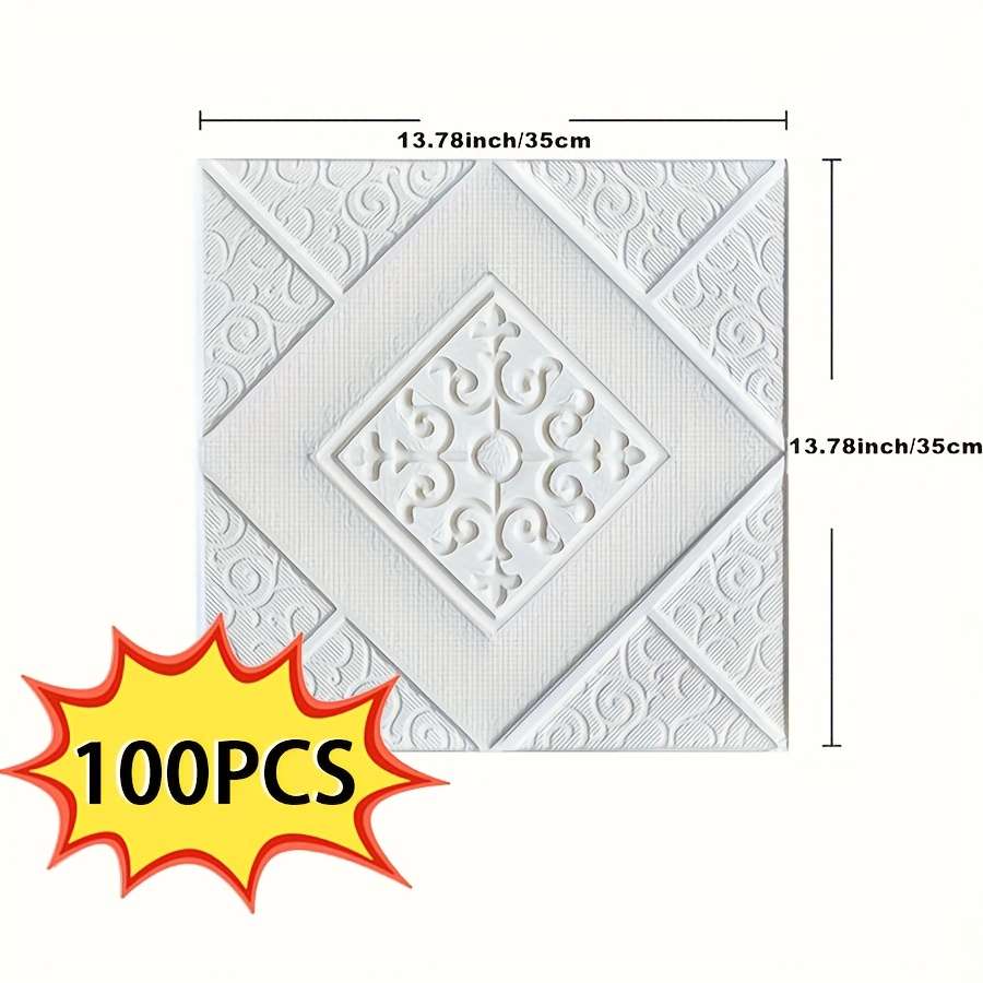 100pcs Wall StickersSilvery