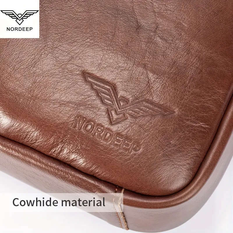 Genuine Leather Laptop Briefcase