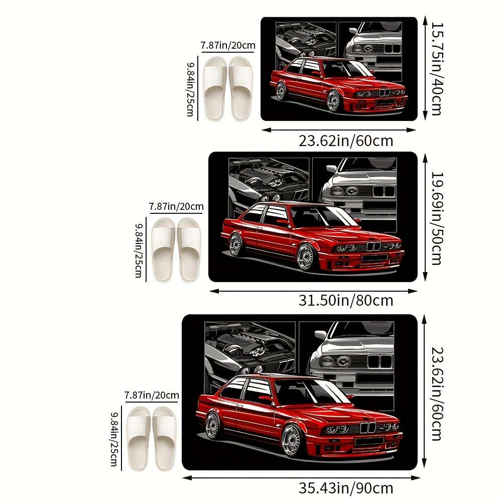 1Pc 50x80cm Floor Mat