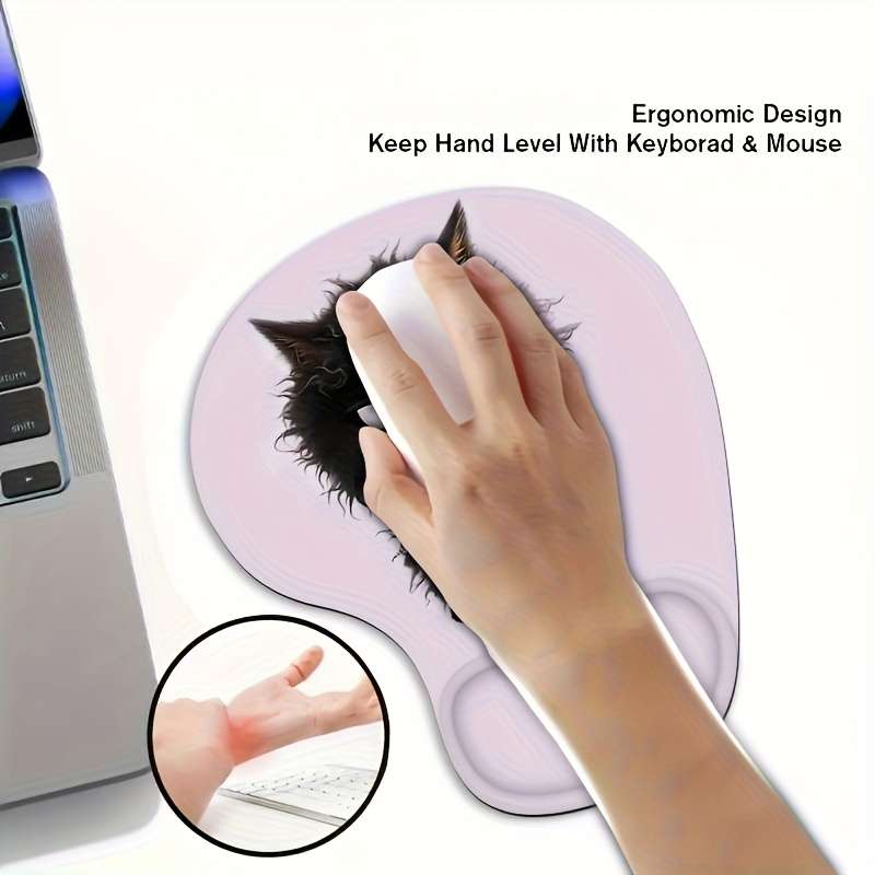 1 x Ergonomic Silicone Mouse Pad