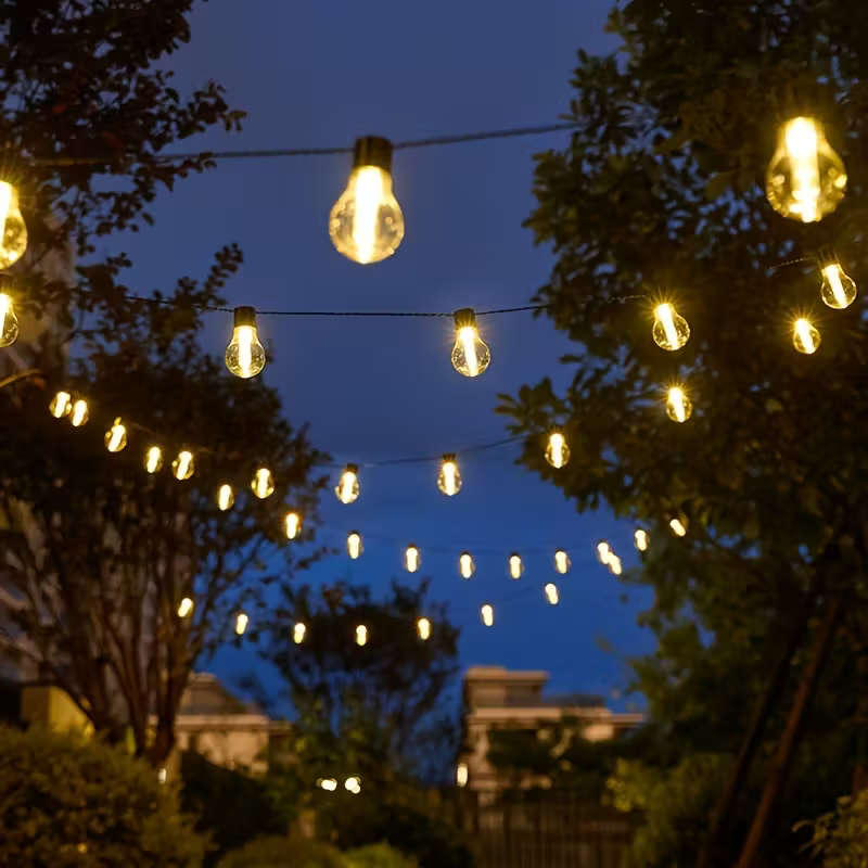 Outdoor Solar Shatterproof Pendant Light