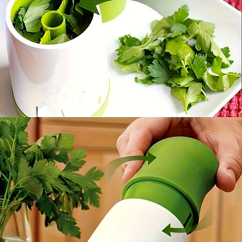 Manual Herb & Vegetable Chopper Grinder - Quick Chopping for Parsley, Cilantro, Carrots, Zucchini