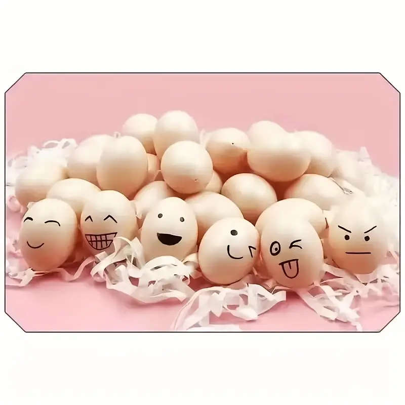 8 Artificial Brown Eggs