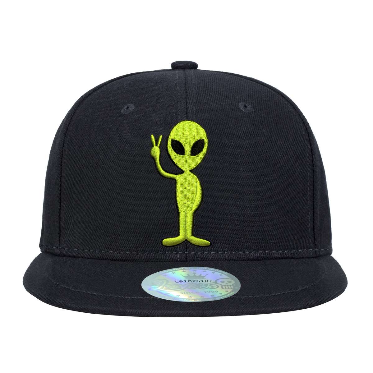 Tilgomedal Alien Skull Snapback Baseball Cap Adjustable Breathable Cotton Blend Hat For