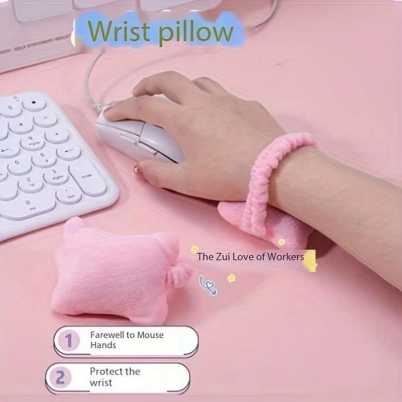 1pc Ergonomic Support Wrist Support Pillow Office Workers Ergonomic Hand Support To