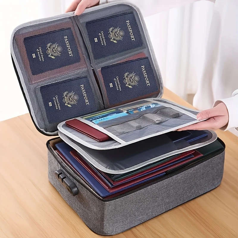 Lockable Document Bag With Money Pocket