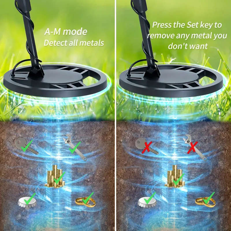 Professional High Precision Metal Detector with LCD Screen