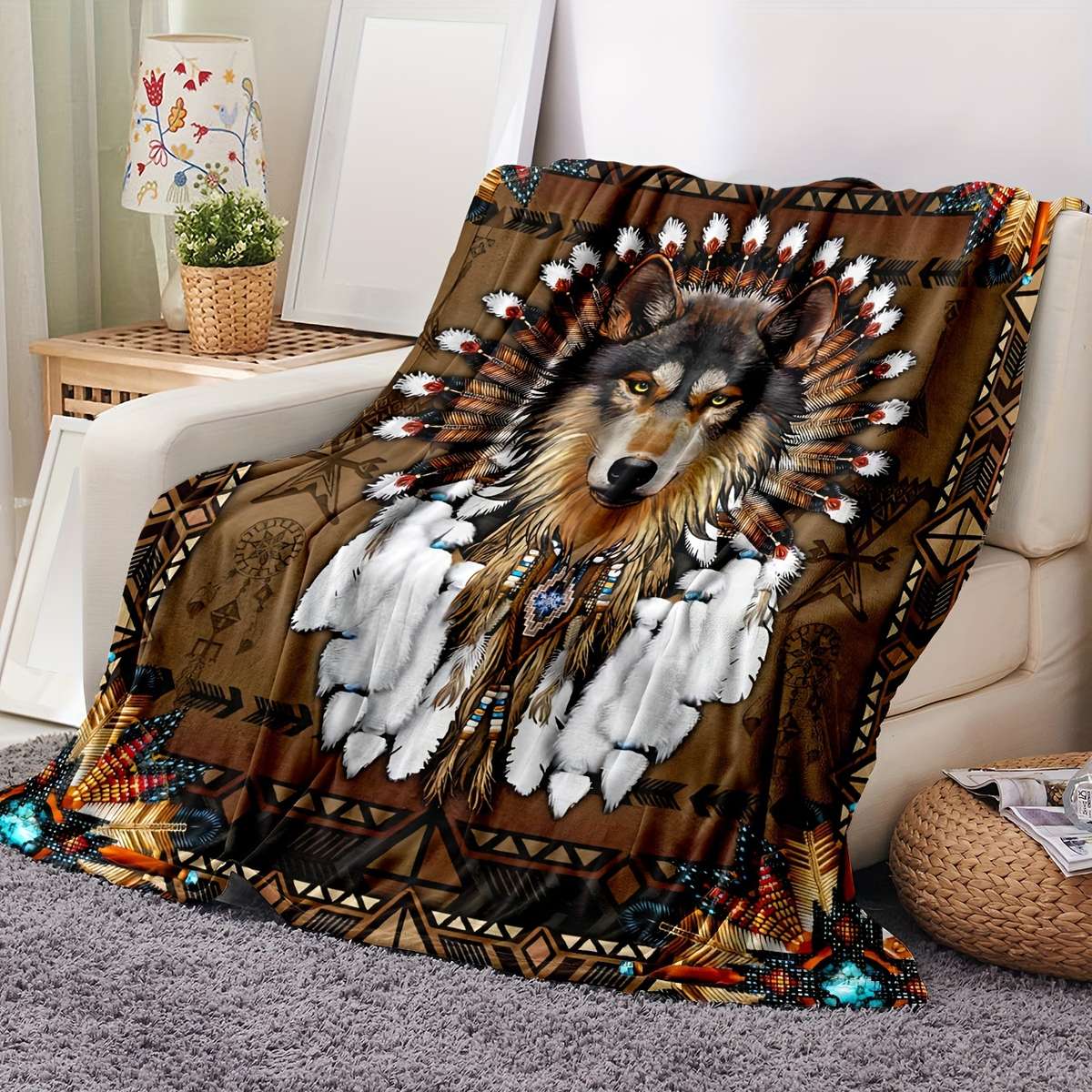 1ps Blanket Size 30Inx40In 75Cmx100Cm Ad'dFree Storage Bag