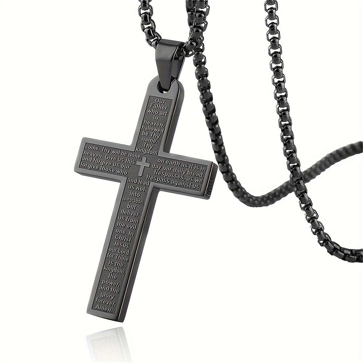 1 Piece Silvery Jesus Theme Pendant
