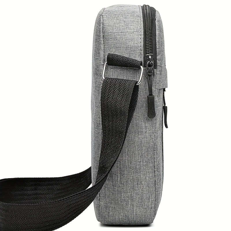 1pc Unisex Square Bag Men's And Women's Single Shoulder Crossbody Bag Backpack Korean Version Casual