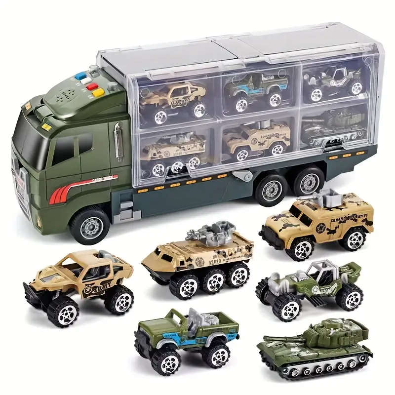 Boy And Girl Armed Car Model Toys Toy Car Sets Armored Vehicle Model Toys Inertia Toy Cars And Durab