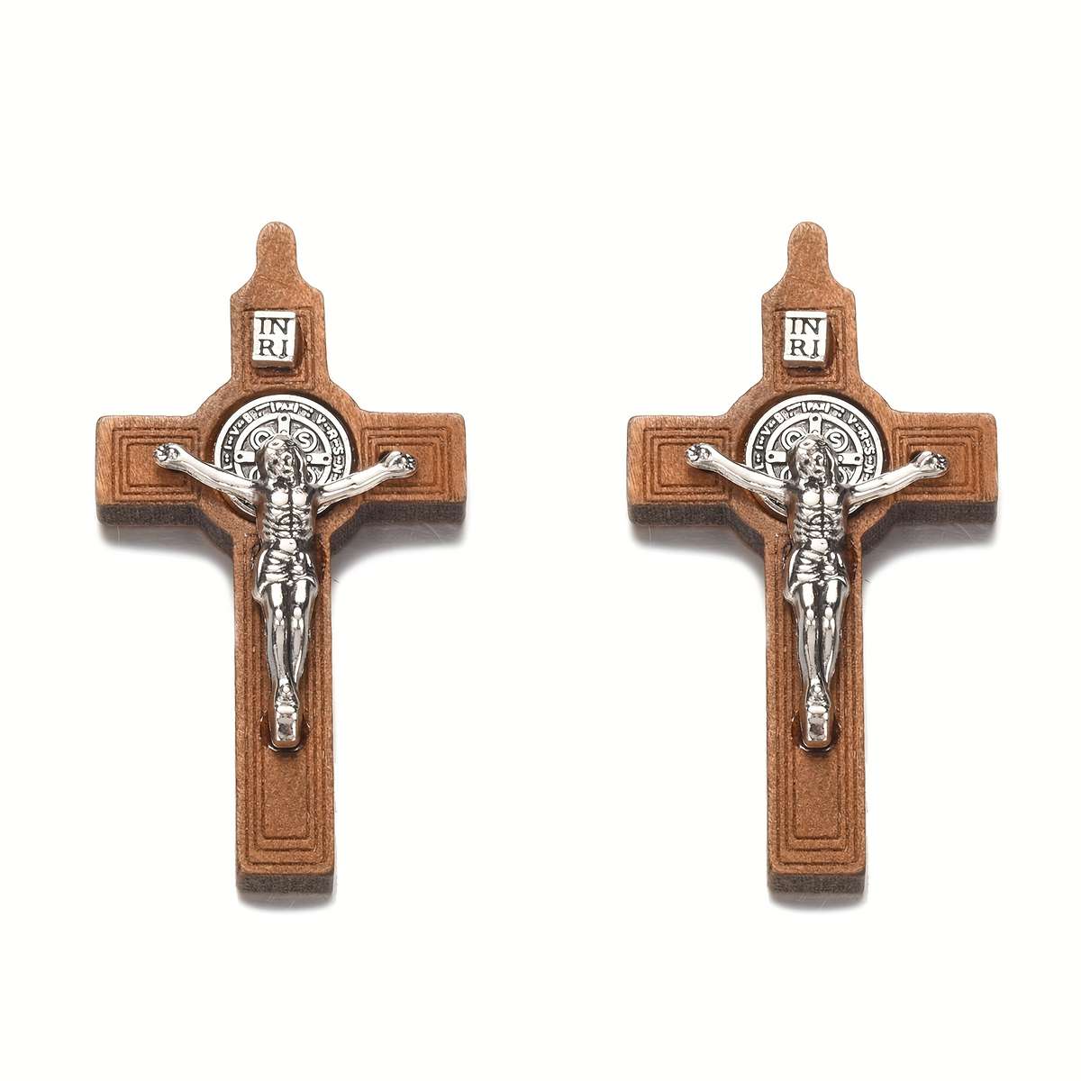 1 Piece Light Brown Jesus Theme Pendant