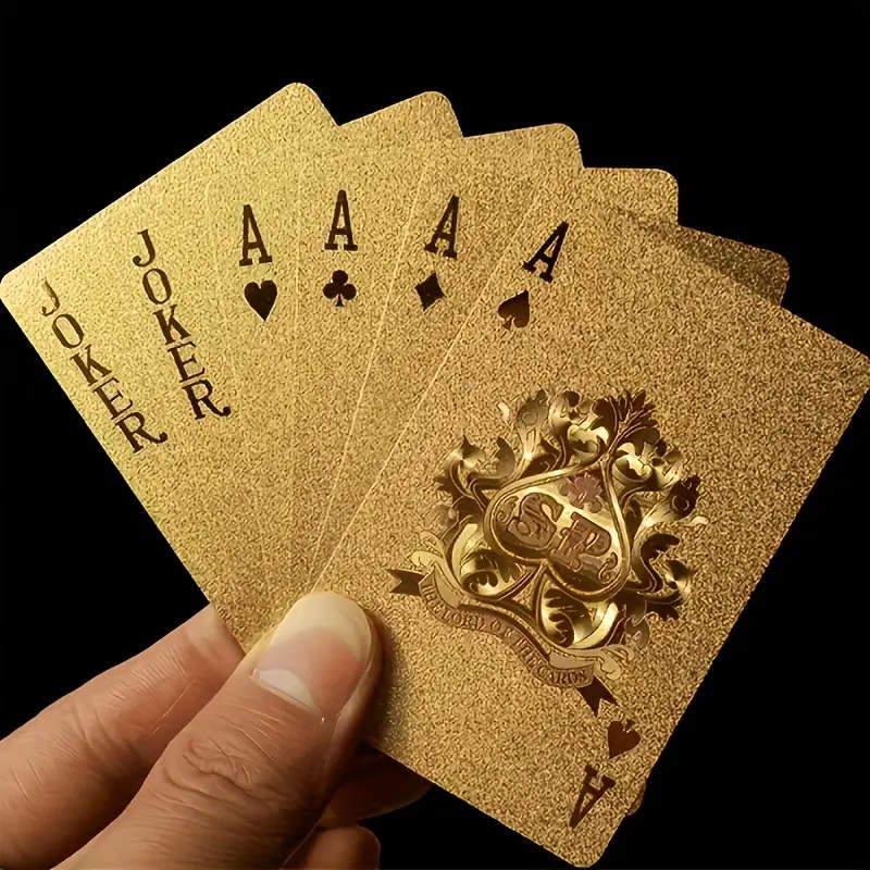 Golden Poker Set