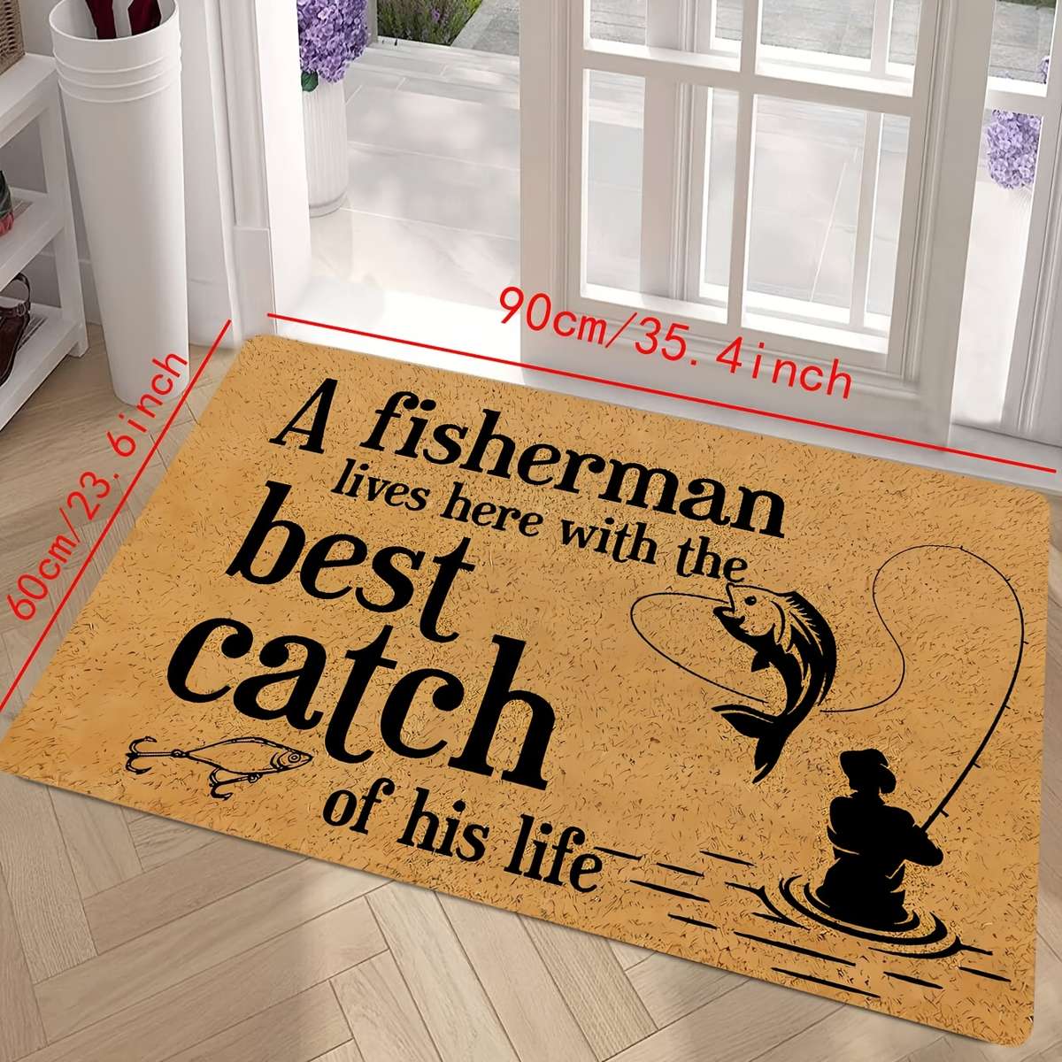 1Pc 23.6x35.4inch 60x90cm Floor Mat