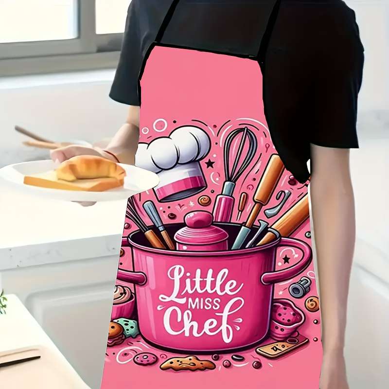 1pc One pack of cup kitchen utensils chef hat polyester apron dining decoration kitchen apron su