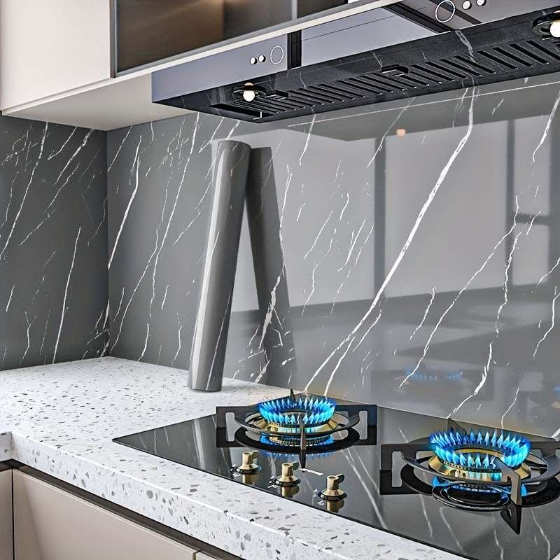 1PC Wall StickersUrban Dark Gray60cmX10m