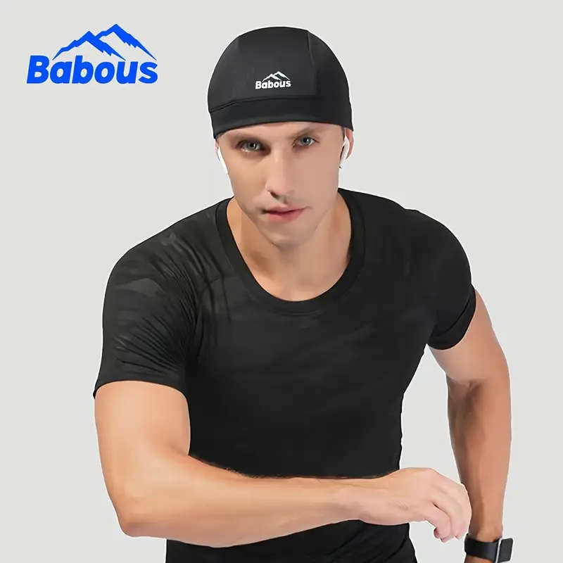 1pc Moisture Wicking Brimless Skull Cap for Cycling Outdoor Sports Sun Protection Breathable Liner