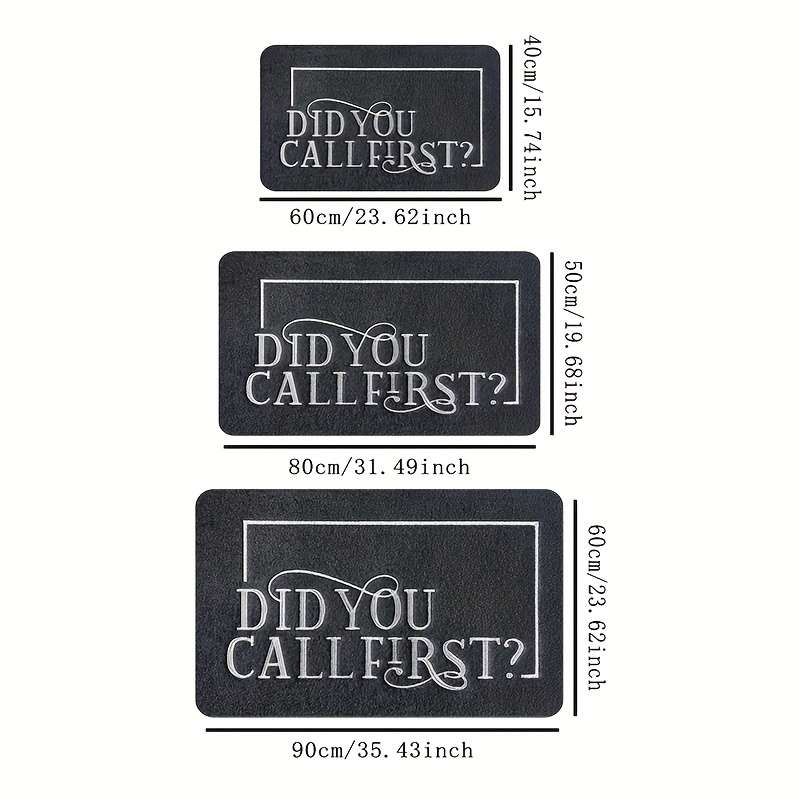 1Pc 15.74x23.62inch 40x60cm Floor Mat